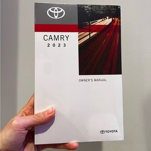 [Brand New] 2023 Toyota Camry Owner’s Manual
